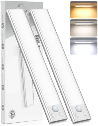 JEKEMORYE Under Cabinet Kitchen Lights 2 Pack for £8.98 at Amazon
