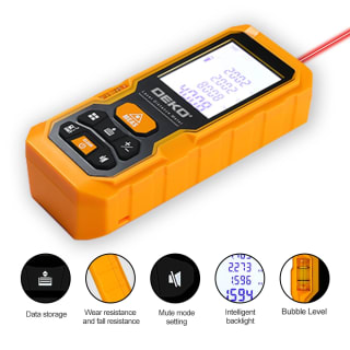 DEKO DKLD05 medidor láser 80 m por 9.10€ en AliExpress