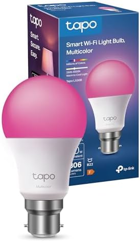 Tapo L530BA Smart B22 WiFi Bulb – £1.99 Amazon Deal (Selected Accounts)