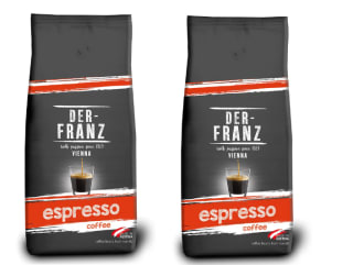 2 x Der-Franz 45101 Café Espresso en Grano UTZ 1000 g por 29.98€