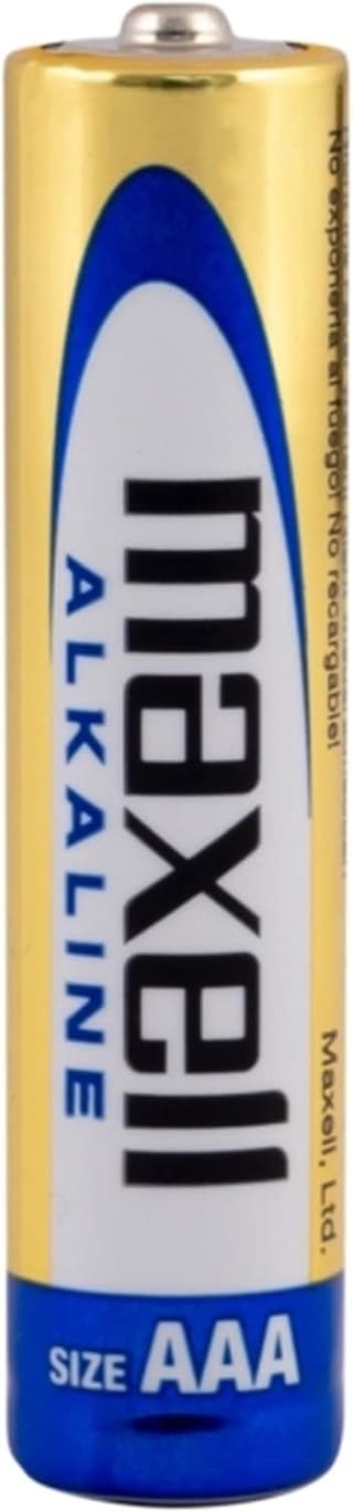 Pile Alcaline - AAA x 4 Maxell à 0,97€