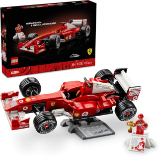 LEGO Icons Ferrari F2004 en Michael Schumacher (11375) voor €54,99 bij Amazon