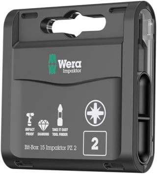 Wera Bit-Box 15 Impaktor PZ2 voor €22,65 bij Amazon