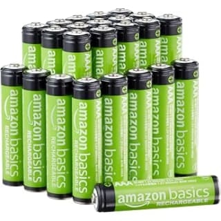 Amazon Basics - Paquete de 24 baterías NiMH AAA 850 mAh por $324.90 en Amazon
