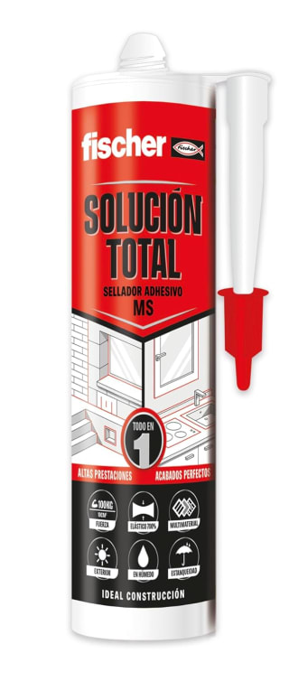 fischer Solución Total Blanco 290ml | Alta Elasticidad y Adherencia por 5.99€