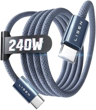 LISEN 240W Cable USB C 1M por $79 en Amazon