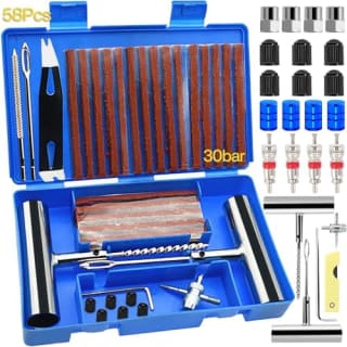 58PCS Kit de réparation de pneus ZLPBAO pour 10,99€ chez Amazon