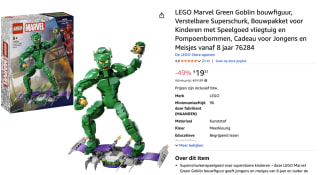 LEGO Marvel Super Heroes - Green Goblin voor €19,31 bij Amazon