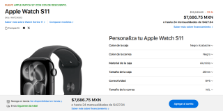 Apple Watch S11 46mm por $6,687 | Mercado Pago