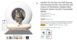 AstroPet 72L zelfreinigende kattenbak voor €229,99 bij Amazon