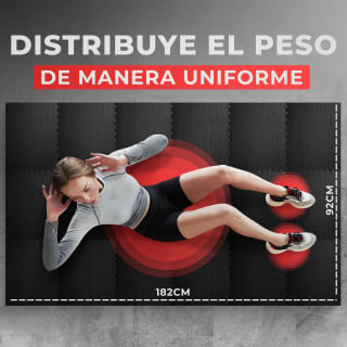 RELAXTY Suelo Gimnasio Set 18 Piezas 32x32cm por 13,03€ en AliExpress