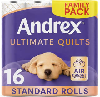 Andrex Ultimate Quilt Toilet Roll (16) for £4.99 at Amazon