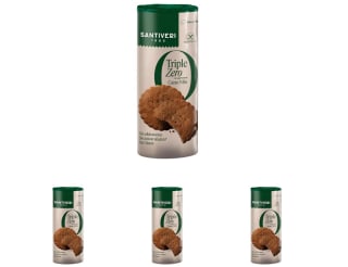 4 Paquetes de 210g de Santiveri Galletas nibs cacao triple zero por 5.11€
