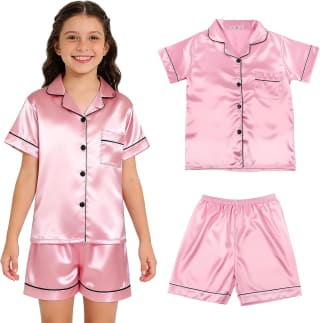 LEKOU Conjunto De Pijama De Manga Corta para niños por $99 en Amazon