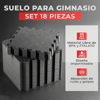 RELAXTY Suelo Gimnasio Set 18 Piezas 32x32cm por 13,03€ en AliExpress