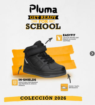 Zapatilla Escolar Niño Marca: Pluma Oferta $18.990 solo en Falabella, Chile