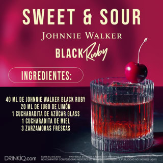 Johnnie Walker Black Ruby 750 ml por $705.90 en Amazon