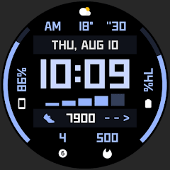 Angular Watch Face voor android gratis