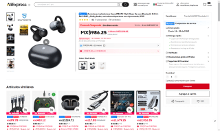 Auriculares SoundPEATS Clip1 por $617 | Oferta AliExpress