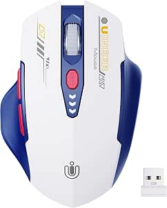 Uineer Ratón Inalámbrico 2,4 GHz, Batería Visible, 4 DPI por 14.53€