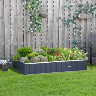 Outsunny Carré Potager de Jardin 174 x 90 x 30 cm à 31,90€ chez Aosom