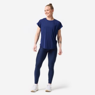 Legging de sport respirant Domyos (bleu marine) à 8€ chez Decathlon