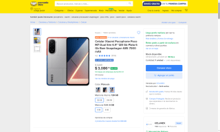 Xiaomi Pocophone Poco M7 128GB por $2,961 | Oferta Mercado Libre