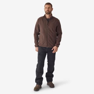 Chamarra polar de caza café para adulto Solognac 100 por $199 en Decathlon
