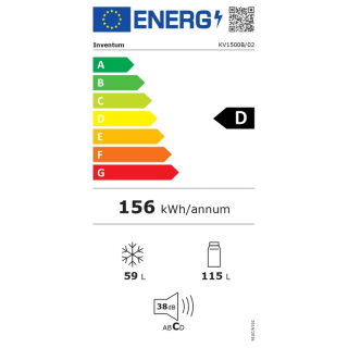 Inventum KV1500B koel-vriescombinatie voor €255,20 bij Expert