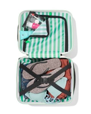 Compacte koffer 29x20x39cm 19L voor €44,99 bij de Hema
