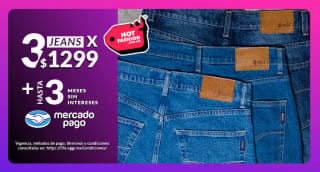 3 pantalones por $1,299 en OGGI