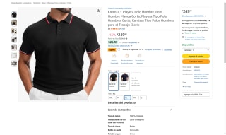 Playera Kirogily Polo por $225 | Oferta Amazon