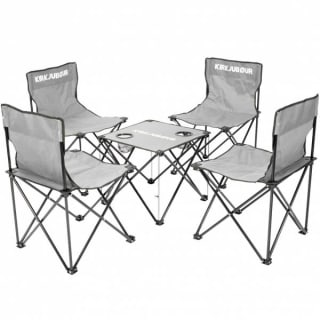 Lot de 4 Chaises de Camping avec Table à 25,43€