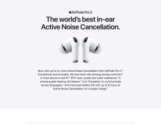 Apple AirPods Pro 3 for £174 at Amazon