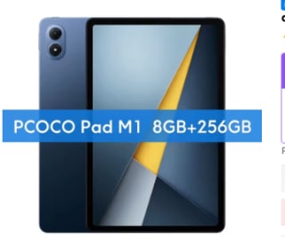 POCO Pad M1 Global Version 8GB - 256 GB voor €175,62 dmv code bij Aliexpress