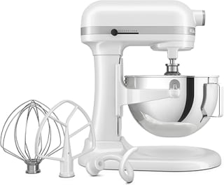kitchenAid 5KSM55SXXEWH keukenmachine voor €364,01 dmv code bij Amazon