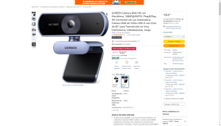 Cámara Web UGREEN 1080P $532 | Oferta Amazon