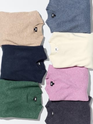 Pull en maille Soufflé Yarn™ (Homme) pour 12,90€ chez UNIQLO