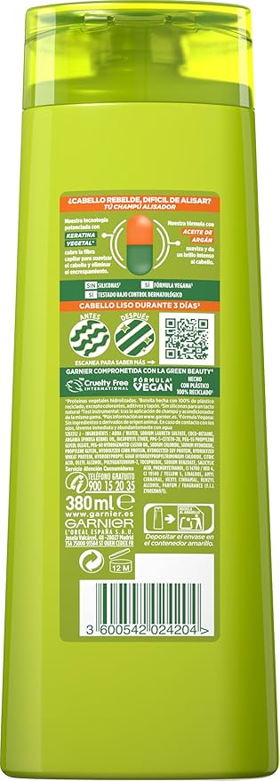 Garnier Fructis Hidraliso Champú 3x360ml por 5,62€