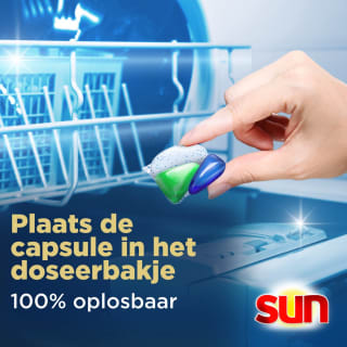 Sun Vaatwascapsules 4in1 Intense Power (128 stuks) voor €17,23 bij Bol