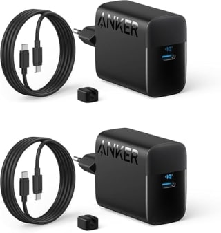 2 Anker Nano (45W) USB-C Opladers met 1.8M USB-C Kabel voor €30,59 bij Amazon