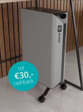 Tot €30,- retour op een Duux Edge (Oil) kachel (cashback)