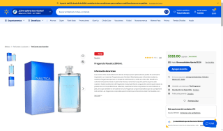 Fragancia Nautica Voyage 200ml EDT por $332 | Walmart