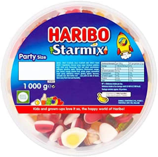 Haribo Starmix Sweets Party Tub 1kg for £4.80 at Amazon