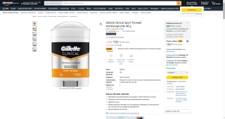 Gillette Clinical Sport Triumph Antitranspirante por $67 | Descuento Amazon