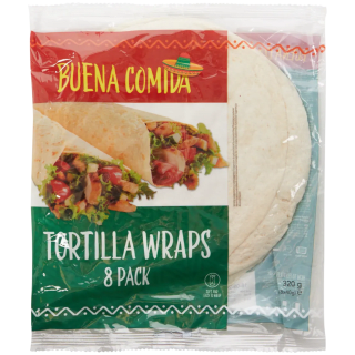 Bueno Comida tortillawraps (8 stuks, Ø 20 cm) voor €0,69