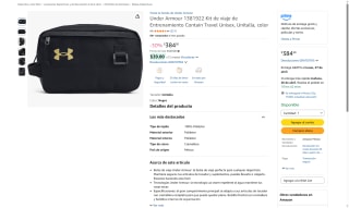Bolsa Viaje Under Armour por $384 | Oferta Amazon