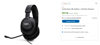 Audífonos JBL Quantum con Micrófono por $817 | Oferta Sam's Club