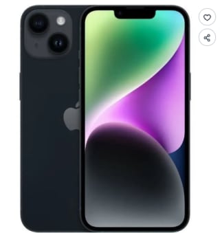 APPLE iPhone 14 128GB Midnight à 268,65€