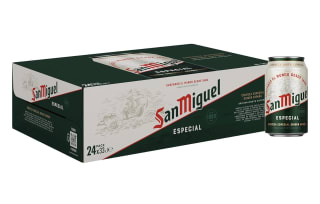 San Miguel Especial Lager pack 24 latas x 33cl por 8,53€